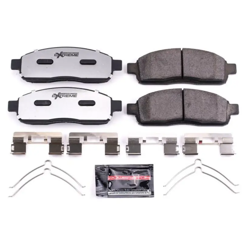 Power Stop 04-08 Ford F-150 Front Z36 Truck & Tow Brake Pads W/Hardware 1