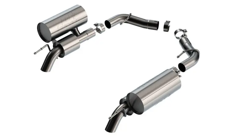 Borla 22-23 Jeep Grand Wagoneer 6.4L V8 2.75In S-Type Sr Turndown Tip Axleback Exhaust 1