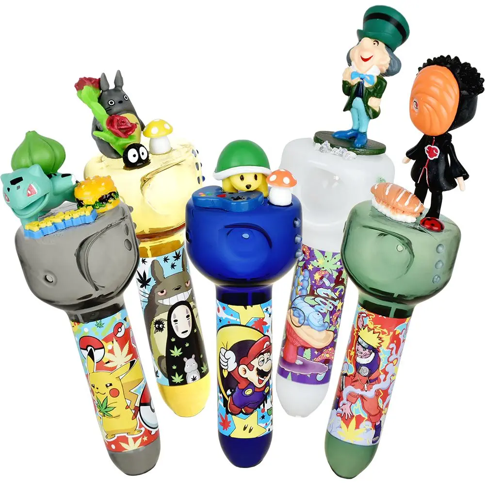 Dabtized Toon Spoon Glass Hand Pipe - 7.25" 1