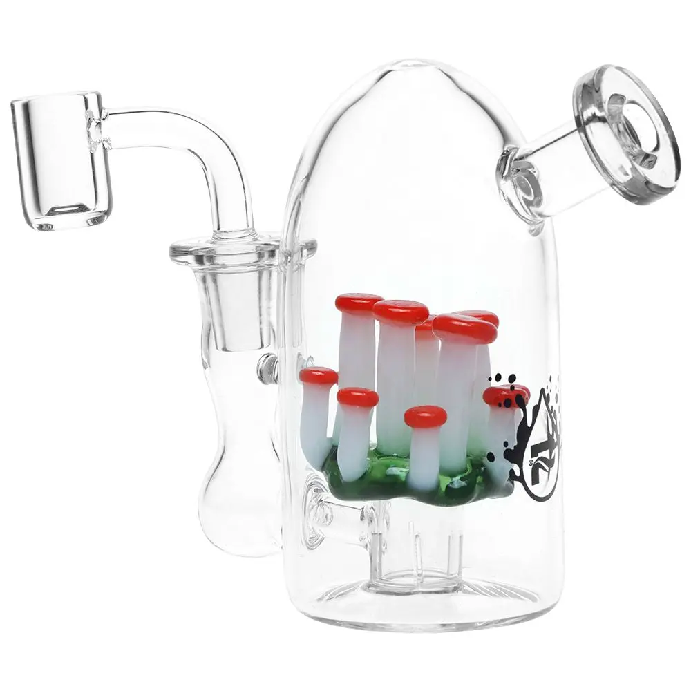 Pulsar There's Not Mushroom Left In Here Mini Glass Dab Rig - 4.75" / 14Mm F 1