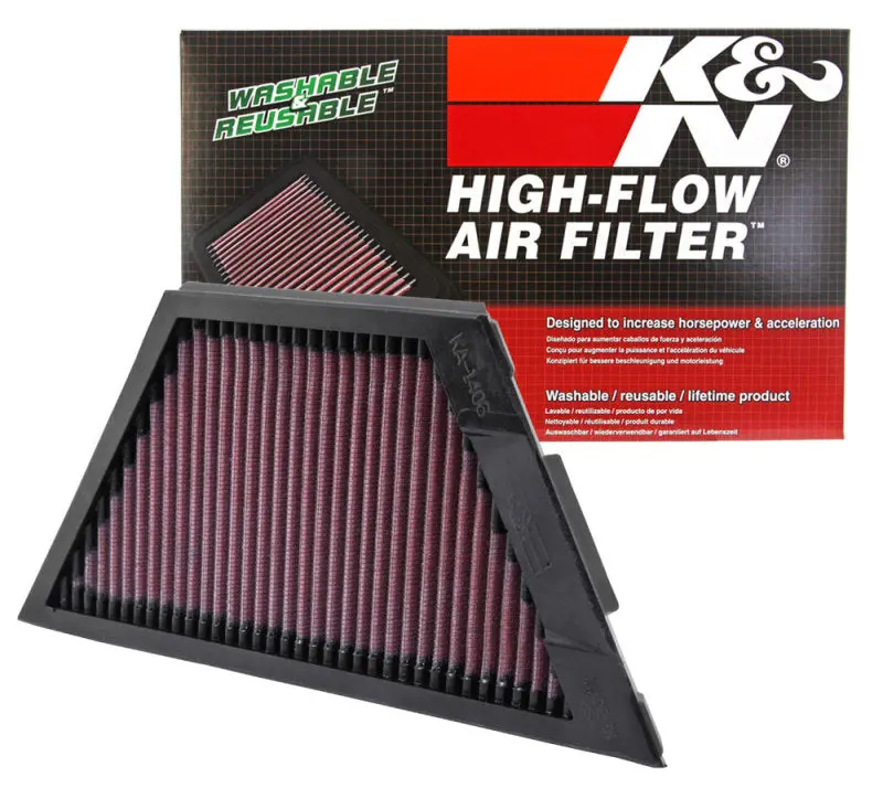 K&N Kawasaki Zx1rr Ninja/Zzr1400/1400Gtr/Zx14r 11.25In O/S L X 4.75In O/S W Replacement Air Filter 1