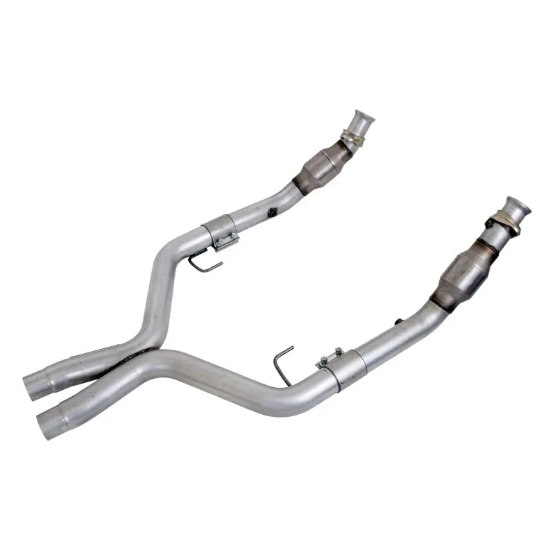 Bbk 05-10 Mustang 4.6 Gt High Flow X Pipe With Catalytic Converters - 2-3/4 1