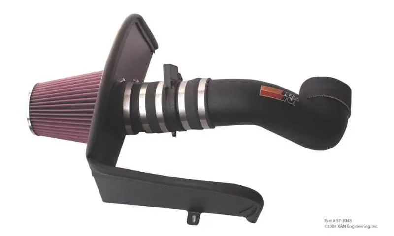K&N 03-04 Chevrolet Trailblazer V8-5.3L / 03-04 Gmc Envoy V8-5.3L Performance Intake Kit 1