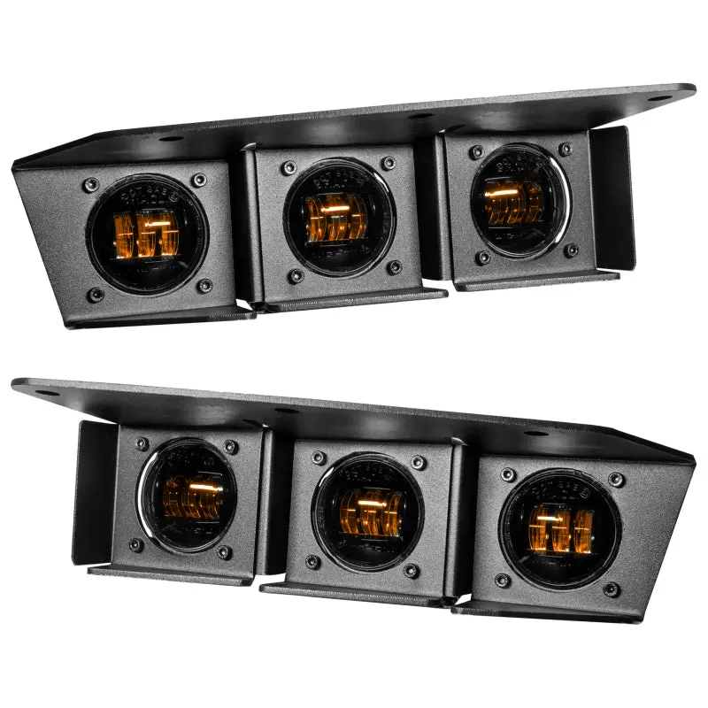 Oracle High 21-22 Ford Bronco Triple Led Fog Light Kit For Steel Bumper See Warranty 1