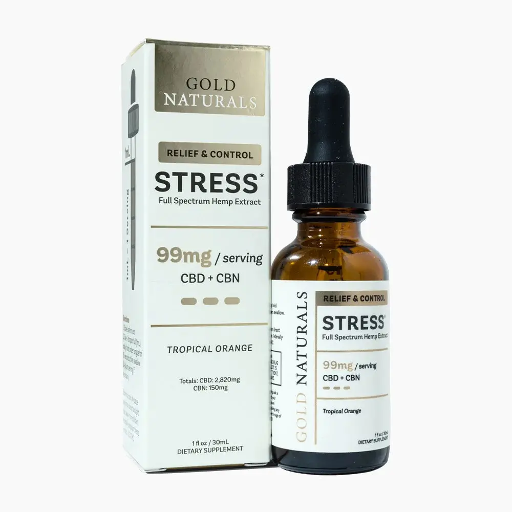 Gold Naturals Stress Relief Tincture 6