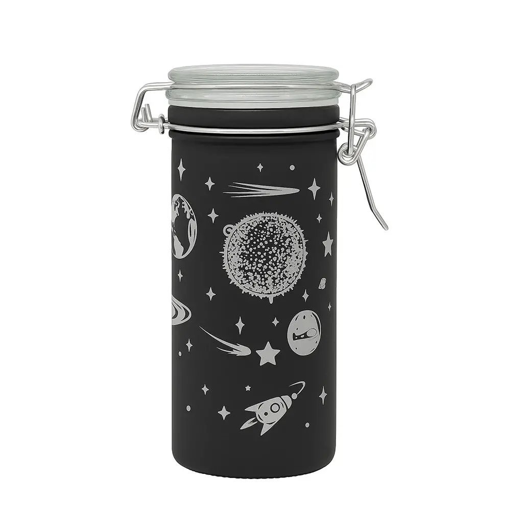 Black Frosted - Galaxy Storage Jar 1