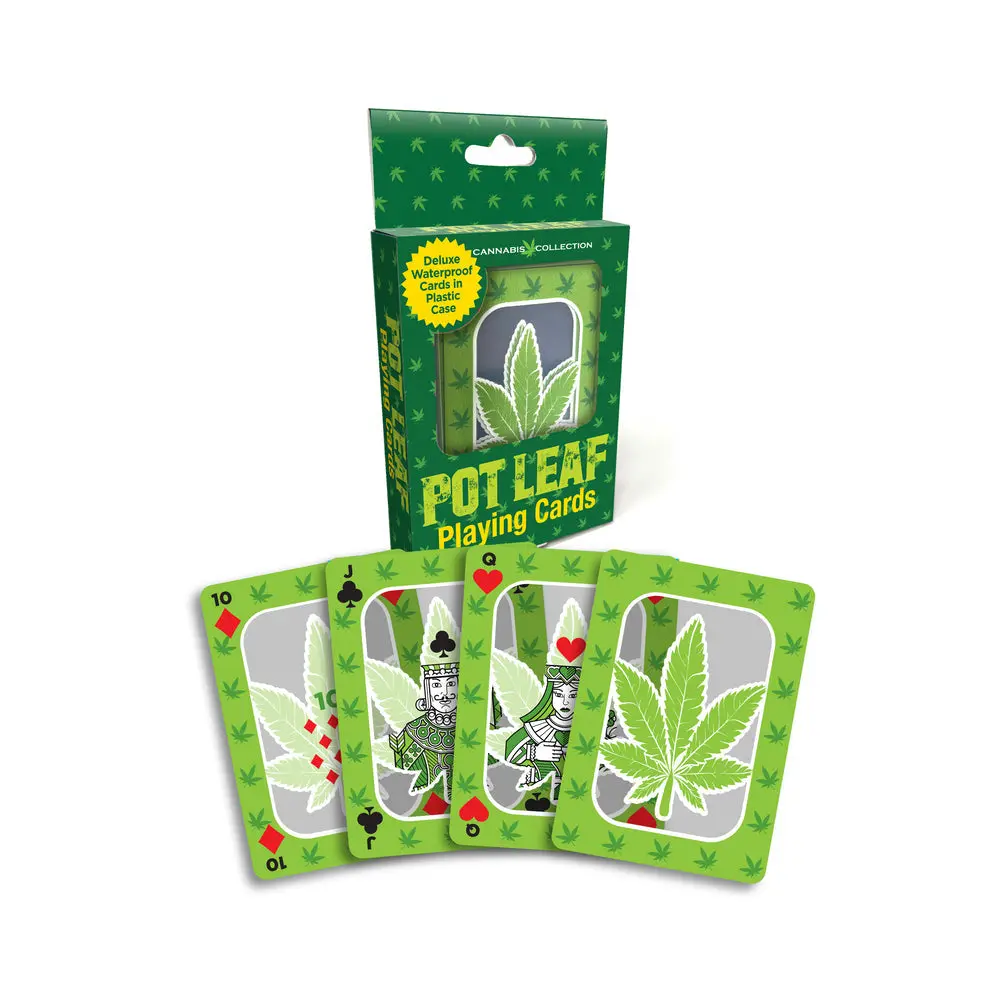 Pot Leaf Waterproof Playing Cards 1