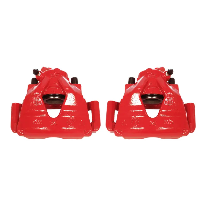 Power Stop 99-10 Volkswagen Beetle Front Red Calipers W/Brackets - Pair 1