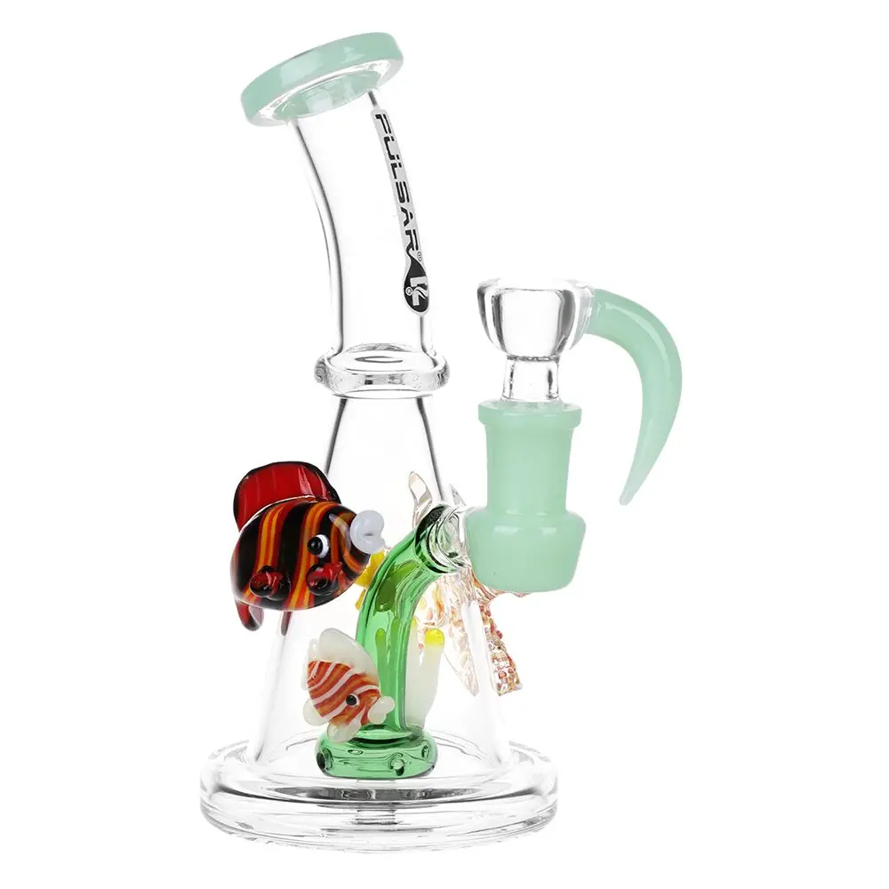 Pulsar Just Keep Swimming Glass Water Pipe - 6.5" / 14Mm F 1