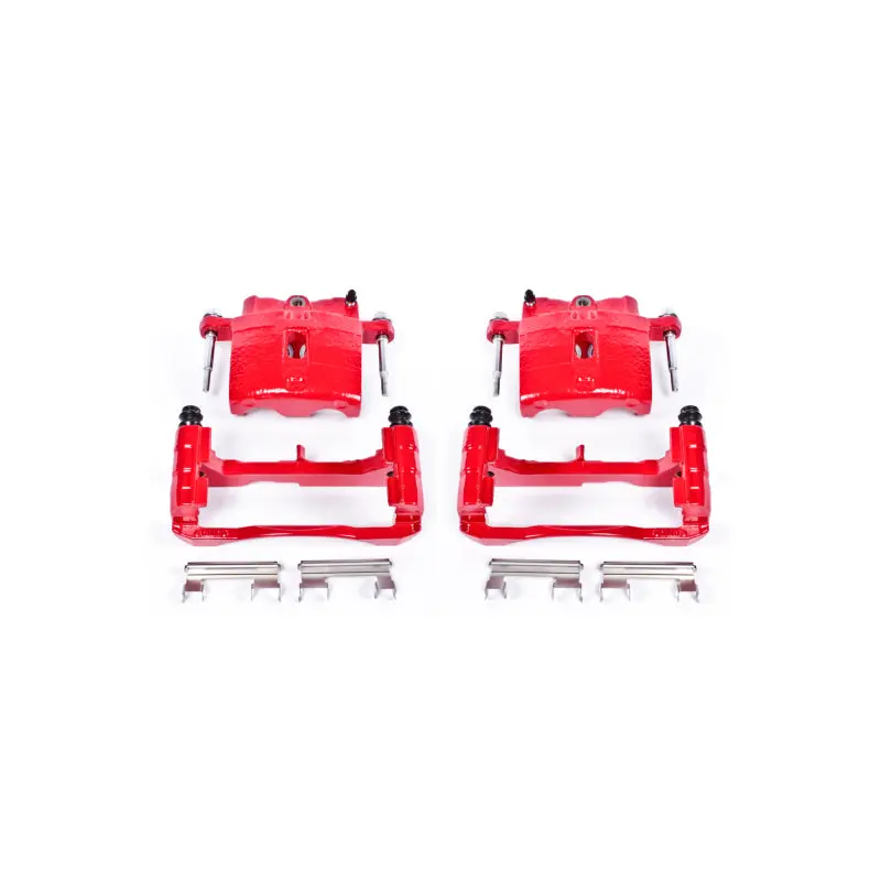 Power Stop 02-06 Cadillac Escalade Front Or Rear Red Calipers W/Brackets - Pair 1