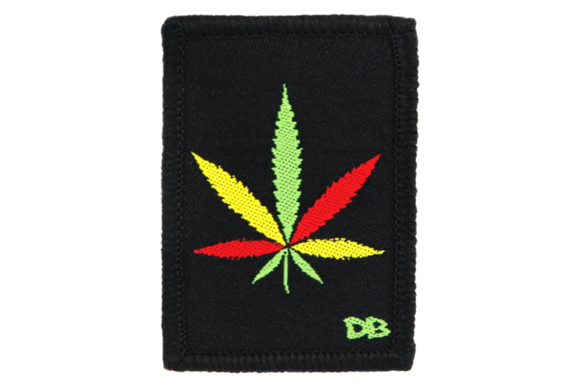 Rasta Mj Leaf Patch 1