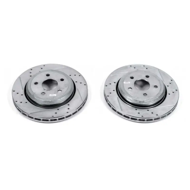Power Stop 18-19 Dodge Durango Rear Evolution Drilled & Slotted Rotors - Pair 1