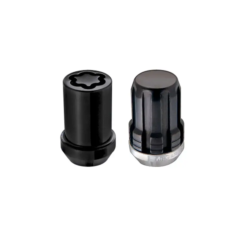 Mcgard Splinedrive Tuner 5 Lug Install Kit W/Locks & Tool (Cone) M12x1.25 / 13/16 Hex - Black 1