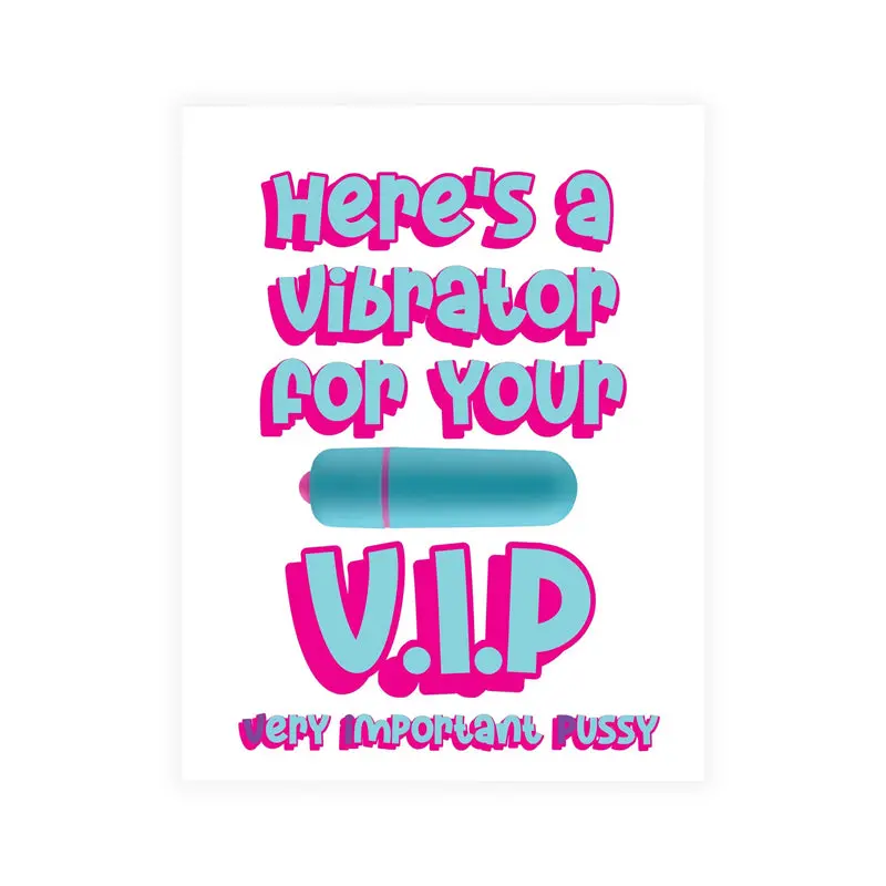 Naughty Vibes Vip Greeting Card 1