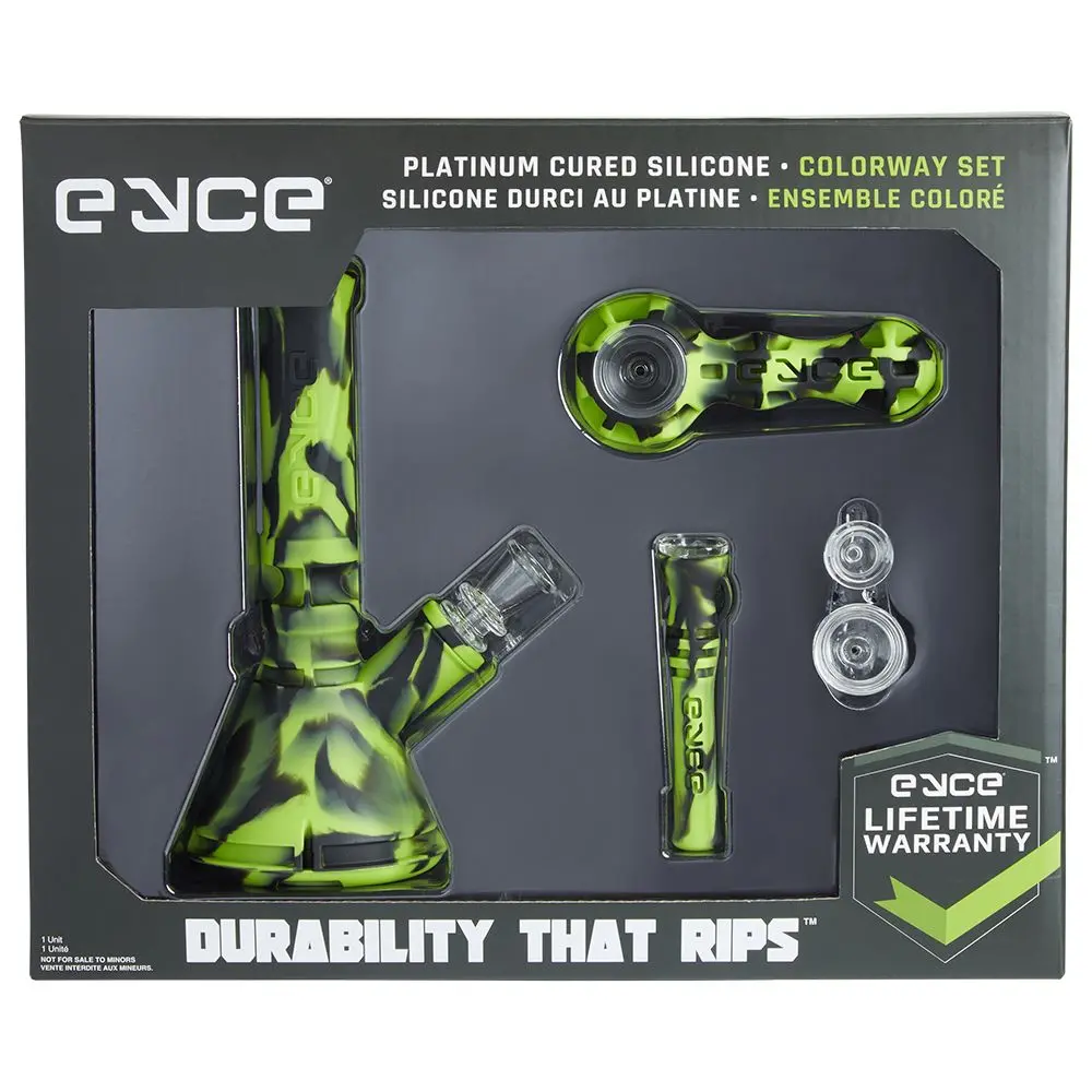 Eyce Colorway Silicone Herb Pipes Box Set | 5Pc 5