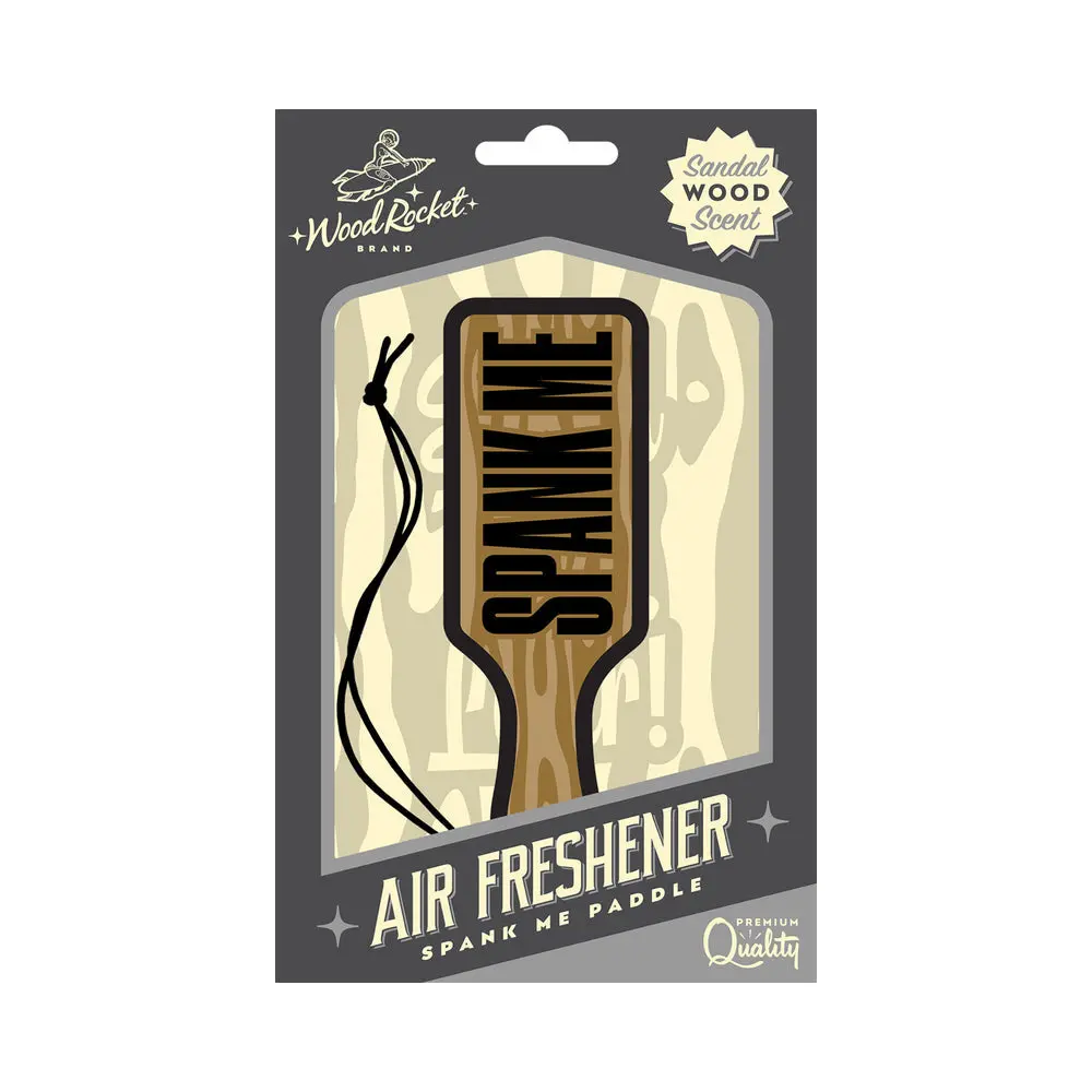 Wood Rocket Air Freshener Spank Me Paddle 1