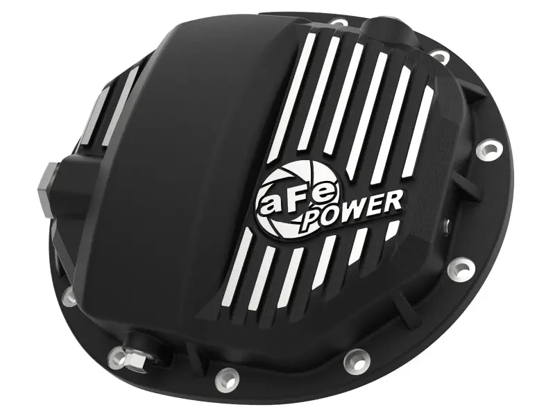 Afe Power Pro Series Aam 9.5/9.76 Rear Diff Cover Black W/Mach Fins 14-19 Gm Silverado/Sierra 1500 1