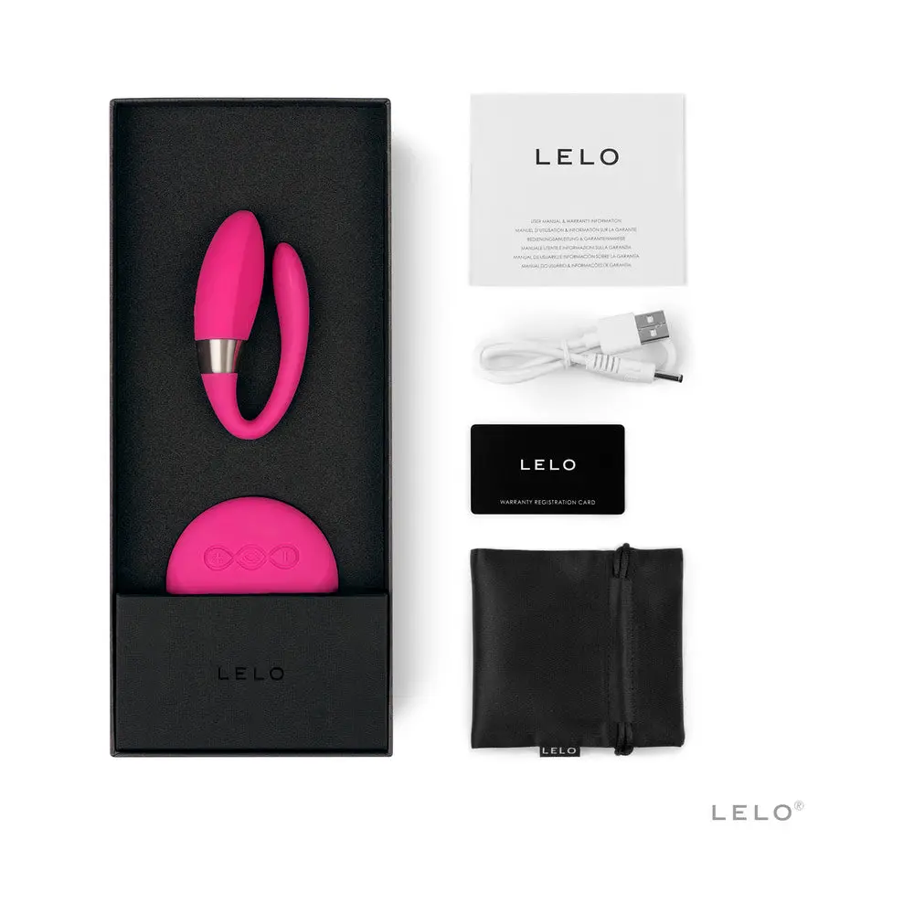 Lelo Tiani 2 Rechargeable Dual Stimulation Couples Vibrator With Remote Cerise 2