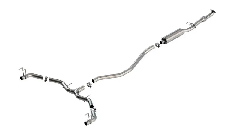 Borla 22-24 Honda Civic Sport Touring At/Mt Atak Catback Exhaust (Reuse O.E. Tips / Valance) 1