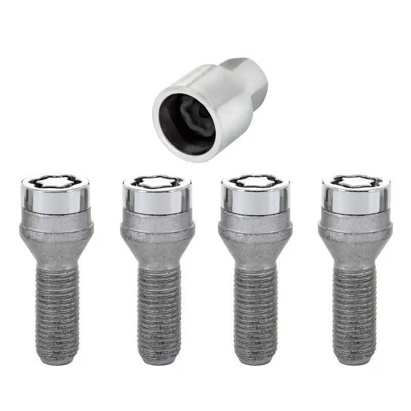 Mcgard Wheel Lock Bolt Set - 4Pk. (Cone Seat) M14x1.5 / 19Mm Hex / 31.0Mm Shank Length - Chrome 1