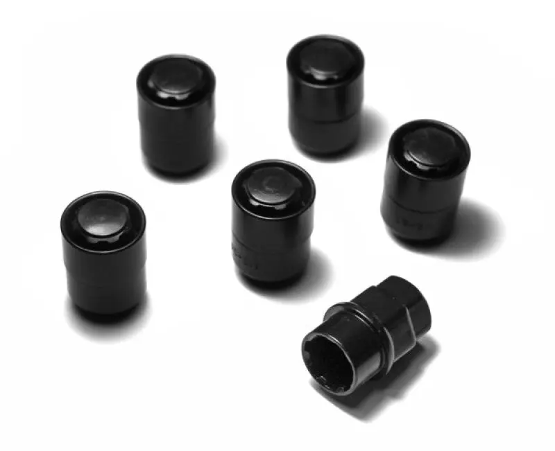 Rugged Ridge Five Piece Wheel Lock Set 1/2 -20 Thread Black 1