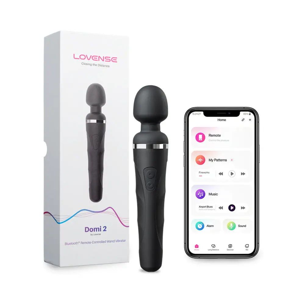 Lovense Domi 2 Bluetooth Programmable Wand Vibrator 1