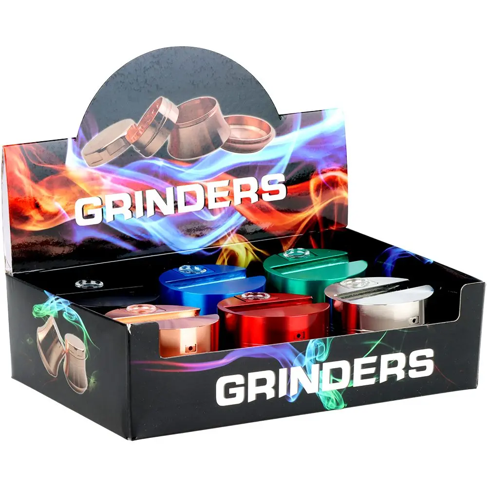 Aluminum Grinder W/ Embedded Pipe - 5Pc / 2.75" / 6C6 1