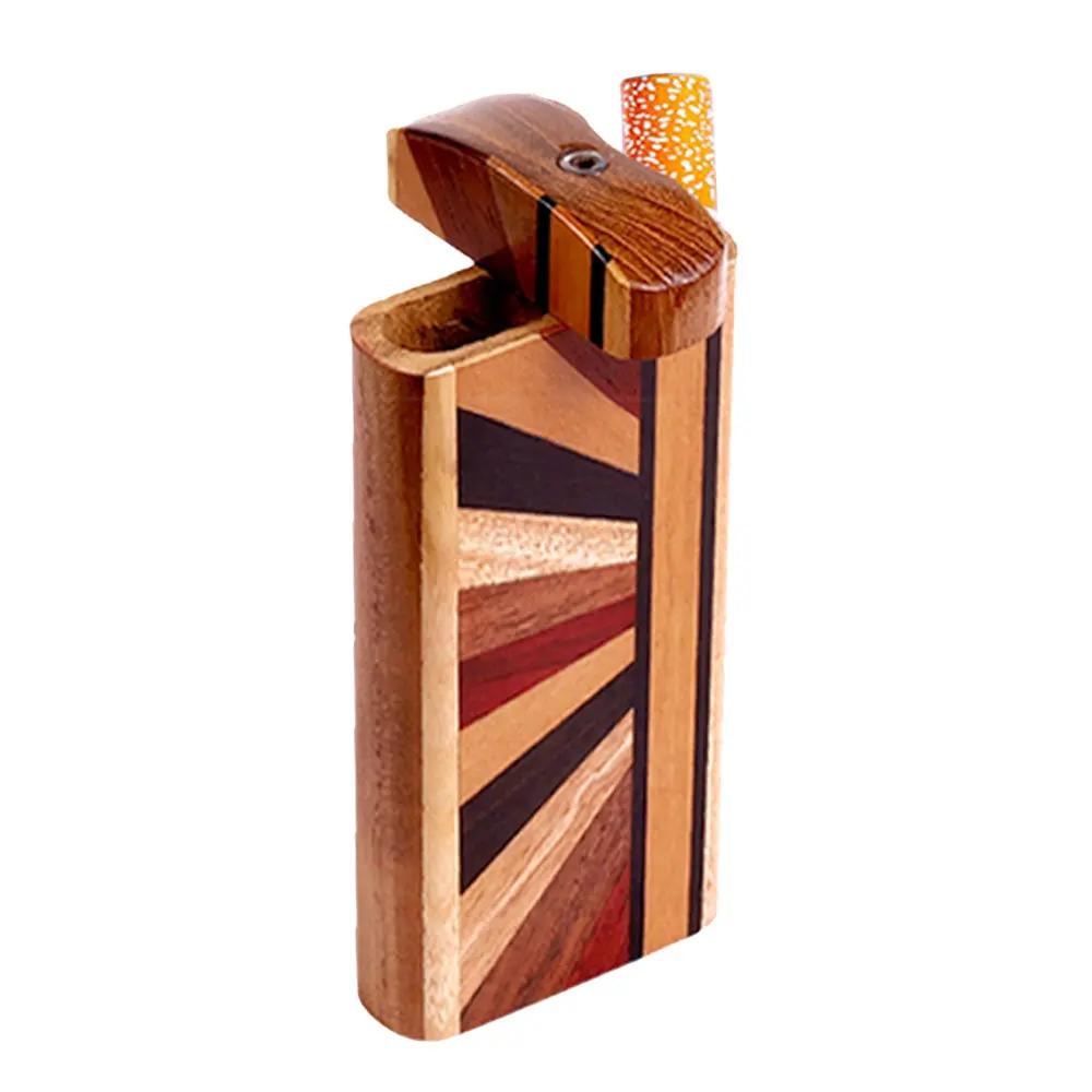 Striped Wood Dugout W/ Horizon Woodworked Design 1