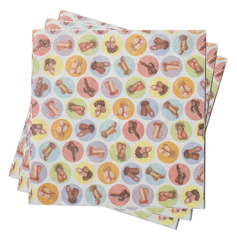 Candyprints Dirty Napkins: Penis Napkins 1