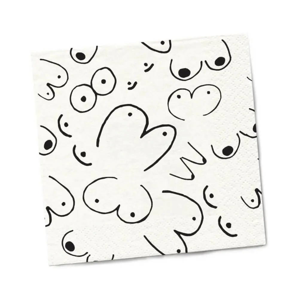 Twisted Wares Boobs Napkins 20-Pack 1