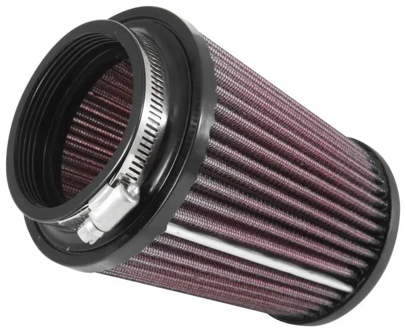 K&N Universal Rubber Filter 3In Flg 4-1/2Inch Od B / 2-1/4Inch H - Black Top 1