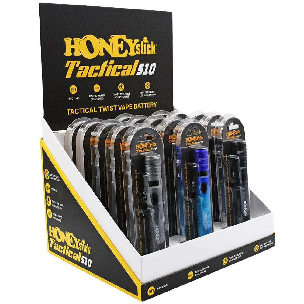 Honeystick Tactical Twist Battery - 650Mah / 12Ct 1