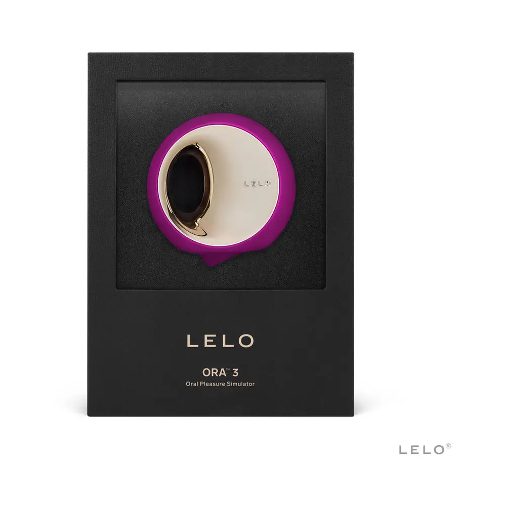Lelo Ora 3 Rechargeable Clitoral Stimulator Deep Rose 1