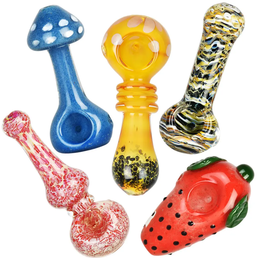 High End Spoon Pipe - 3" - 5" / Assorted - 40Pc Bundle 1