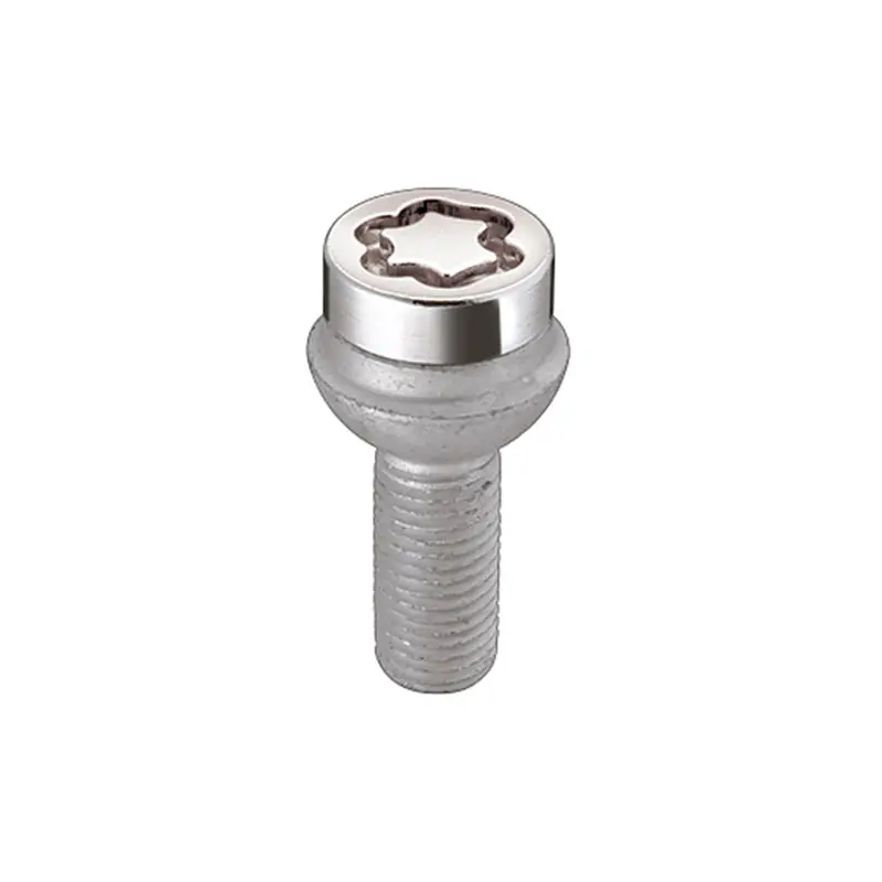Mcgard Wheel Lock Bolt Set - 4Pk. (Radius Seat) M14x1.5 / 17Mm Hex / 26.7Mm Shank Length - Chrome 1