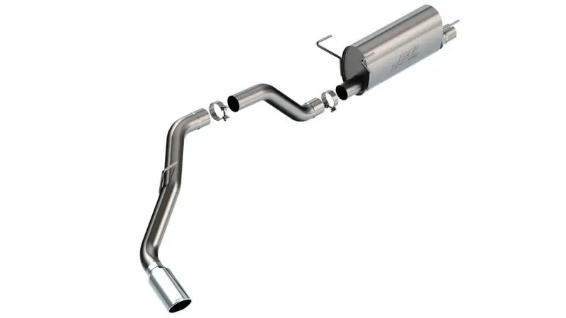 Borla 19-22 Ram 2500/ 3500 6.4L V8 At 2/4Wd 3In S-Type Cat-Back Silver Tips 1