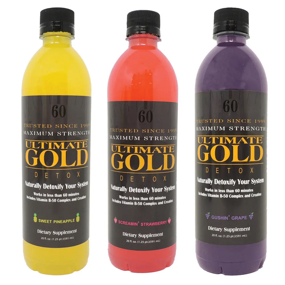 Ultimate Gold Detox Drink - 20Oz 1