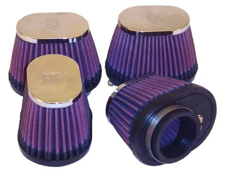 K&N Universal Chrome Filter 1.75In Flange Id / 4In Length X 2.875In Width Base / 2.75In Height 1