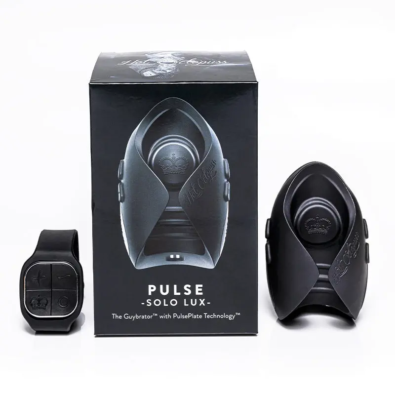 Hot Octopuss Pulse Solo Lux Rechargeable Remote-Controlled Vibrating Stroker Black 1