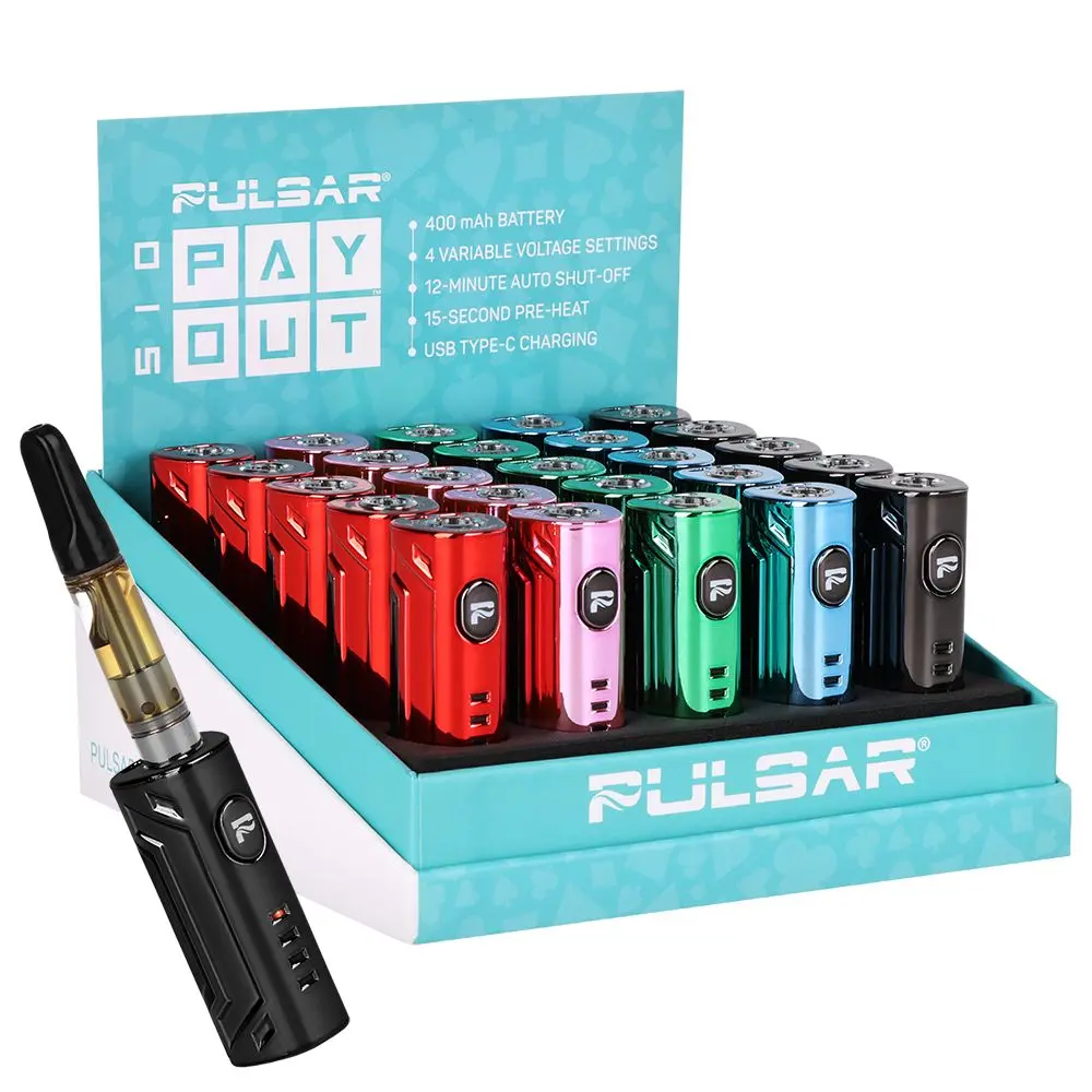 Pulsar 510 Payout Vv Battery Electroplate Edition - 400Mah 25Ct 1