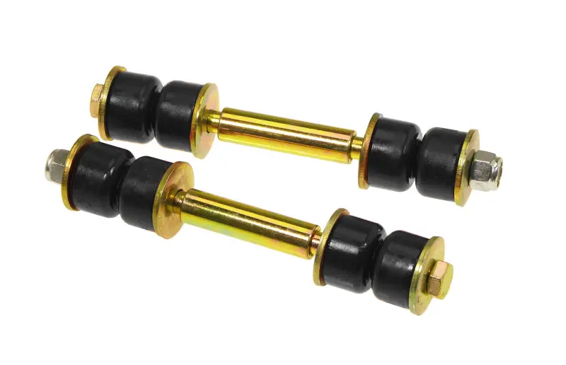 Prothane Universal End Link Set - 3 1/4In Mounting Length - Black 1