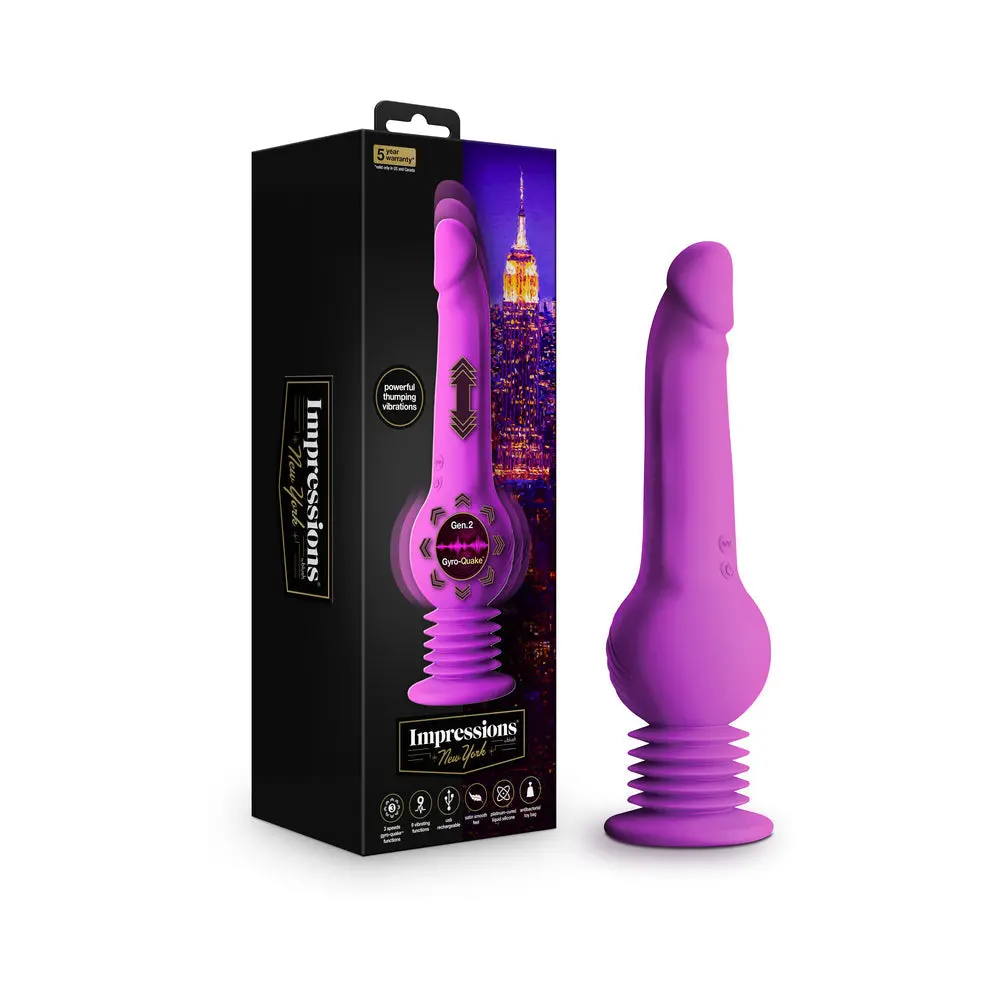 Impressions New York Gyroquake Dildo Purple 1