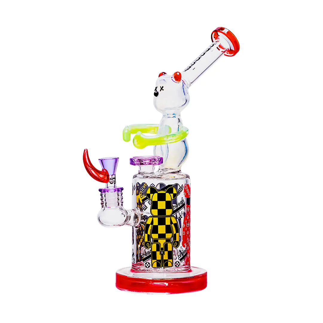 Cheech Glass 12" Ted Up Water Pipe 1