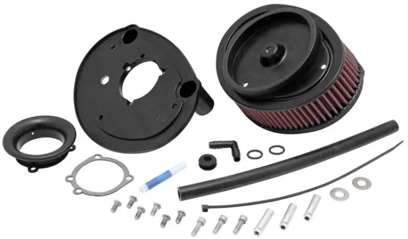 K&N Oval Red 9In Intake System For Harley Davidson 1