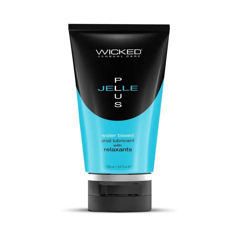 Wicked Jelle Plus Anal Lubricant With Relaxants 4 Oz. 1