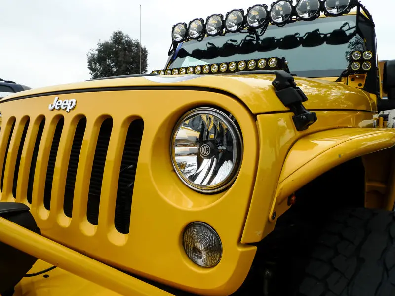 Kc Hilites 07-18 Jeep Jk 7In. Gravity Led Dot Approved Replacement Headlight (Single) 1