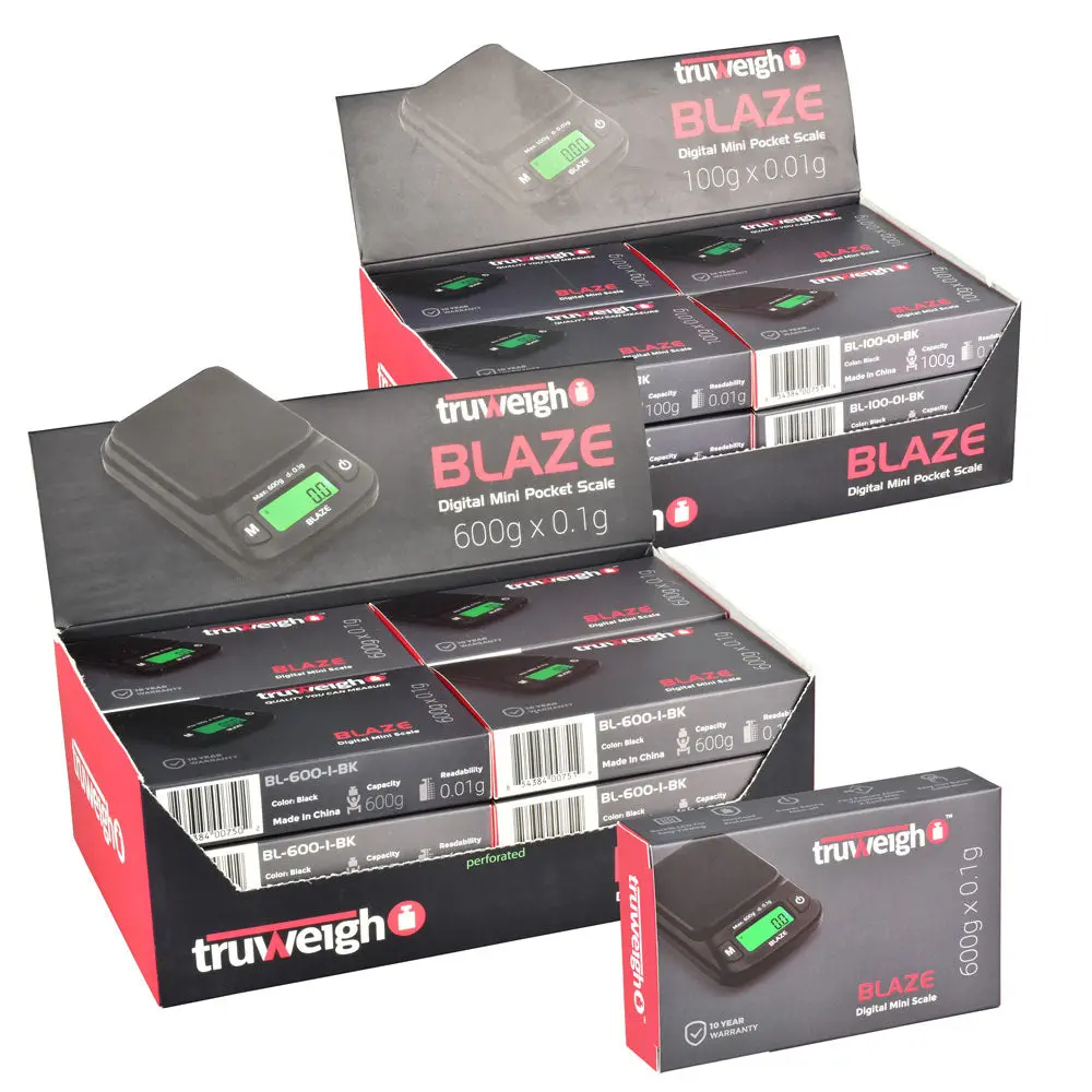 Truweigh Blaze Digital Mini Scale | 12Pc Display 1