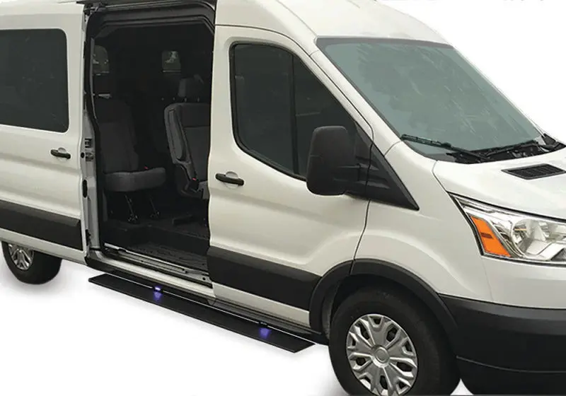 Amp Research 19-21 Mercedes Sprinter Van Powerstep - Black 1