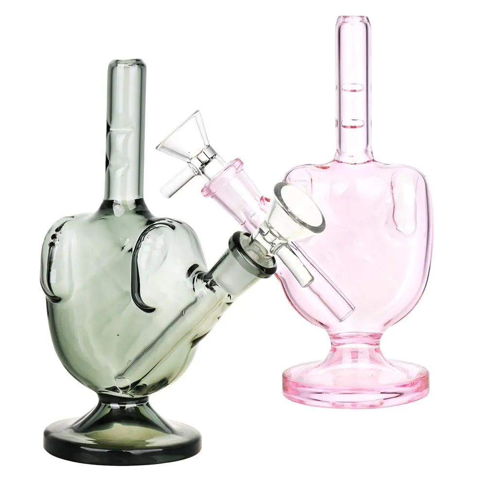 I Salute You Glass Water Pipe - 6.5" / Colors Vary 1