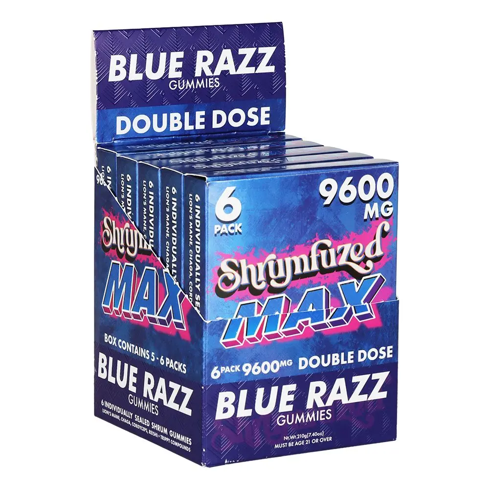 Shrumfuzed Max Mushroom Blend Gummies | 9600Mg | 6Pc | 5Pk Display 4